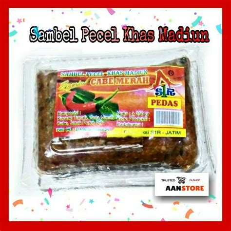 Jual Sambel Pecel Khas Madiun Gr Sambel Pecel Madiun Gr