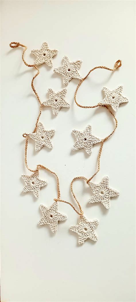 Eco Garland Christmas Garland Bunting Wall Hanging Star Garland ...