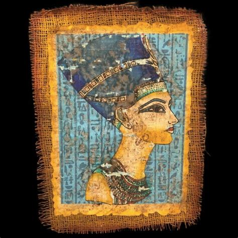 Ancient Egyptian Hand Painted Papyrus Paper 664 332 Bc 2 Antique