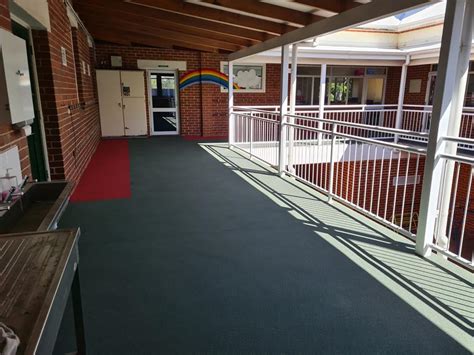 School Balcony And Ramp Decorative Surfacing Antiskid