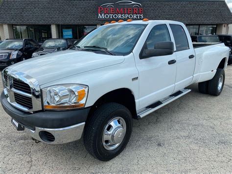 Used 2006 Dodge Ram Pickup 3500 5 7l Hemi St 4x4 4dr Quad Cab 8 Ft Lb Drw Pickup For Sale Sold