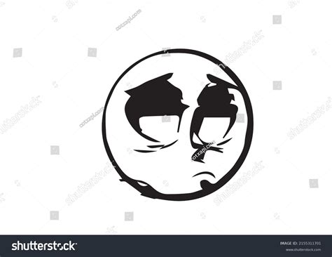 Illustration Face Reaction Emoji Vector Arts Stock Vector (Royalty Free ...