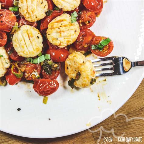 Quark Gnocchi Mit Tomatenso E Essen Ohne Kohlenhydrate