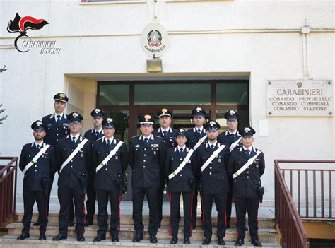 Carabinieri Nove Agenti Assegnati Al Comando Provinciale Di Isernia