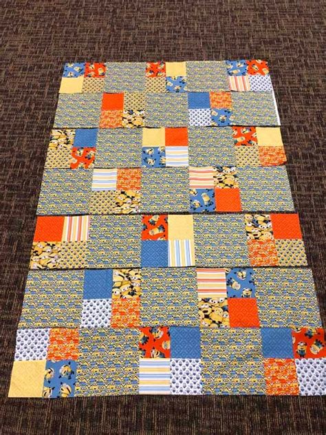 Easy Charm Pack Quilt Pattern Beginner Quilting Four Patch Quilt