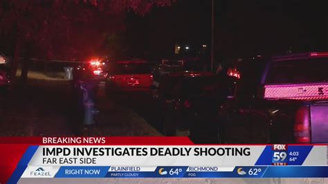 Woman Killed In Shooting On Indys Far East Side Youtube