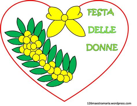 Cuore Mimosa Colorato Idee Per La Festa Della Mamma Festa Mimosa