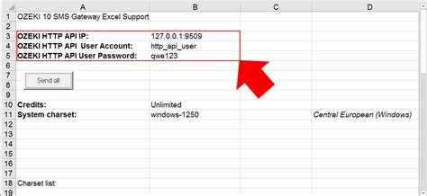 Ozeki How To Send Sms From Execel