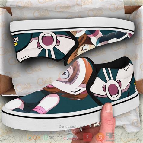 Hot Ochako Uraraka My Hero Academia Anime Slip On Sneaker Express Your Unique Style With