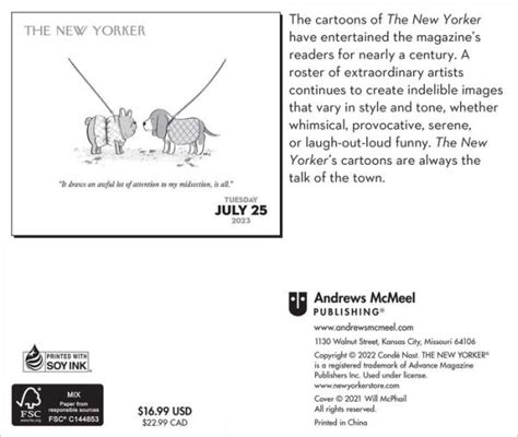 New Yorker Daily Calendar 2023 DailyCalendars Net