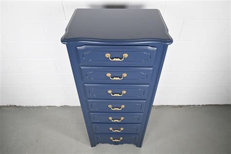 Ethan Allen French Country Navy Lingerie Chest At Stdibs Ethan Allen