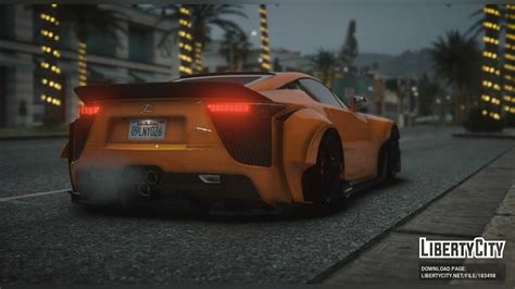 Download Lexus Lfa Widebody Kit For Gta 5