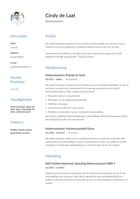 Voorbeeld Sollicitatiebrief Doktersassistente Sollicitatiebrief En Cv Web