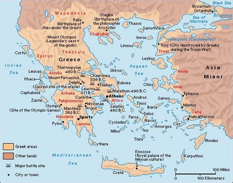 Ancient Greece Map Bosporus