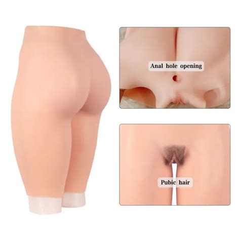 Dokier Silicone Fake Vagina Pants Panties Hip Shaping Pants For