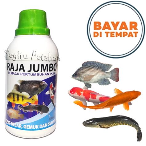 Jual VITAMIN IKAN PENGGEMUK LELE GURAMI PATIN BAWAL MAS MUJAIR RAJA