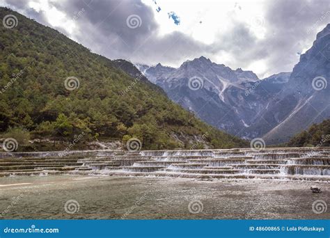 Jade Dragon Snow Mountain Stock Image Image Of Landscape 48600865