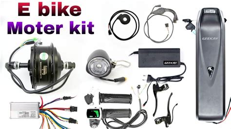 Electric Cycle Hub Motor Kit 36v 250watt Brand Geekay Youtube