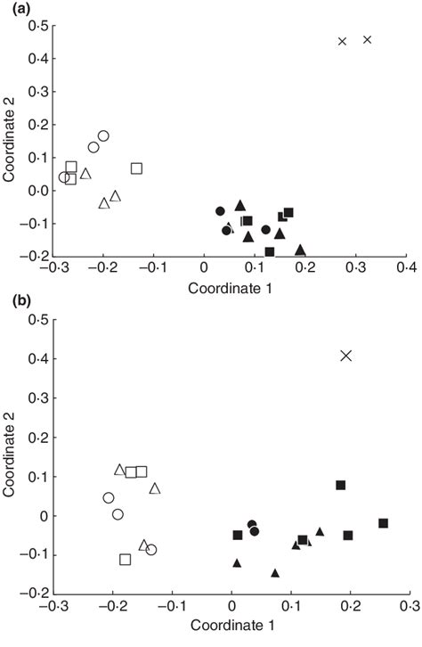 Principal Coordinate Analysis Ordination Based On Bray Curtis