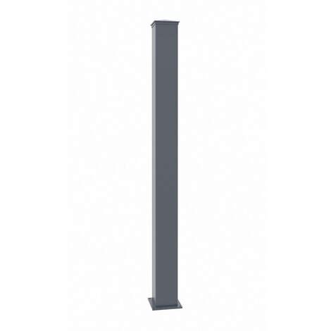 Poteau Eifel X Cm Aluminium H Cm Gris Anthracite