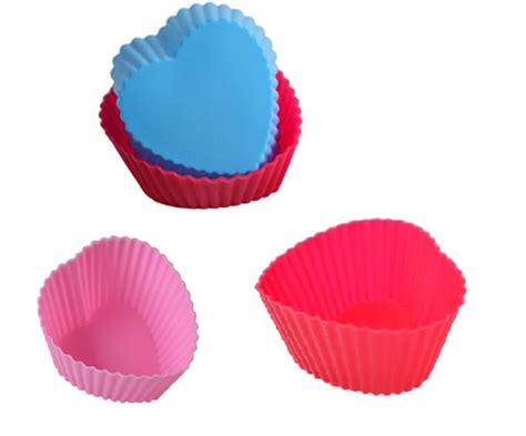 Kit C Formas Cora O Silicone Mini Bolos Cupcake Pudim Gelatina