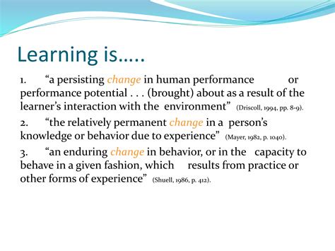 Behavioral Theories Of Learning Ppt