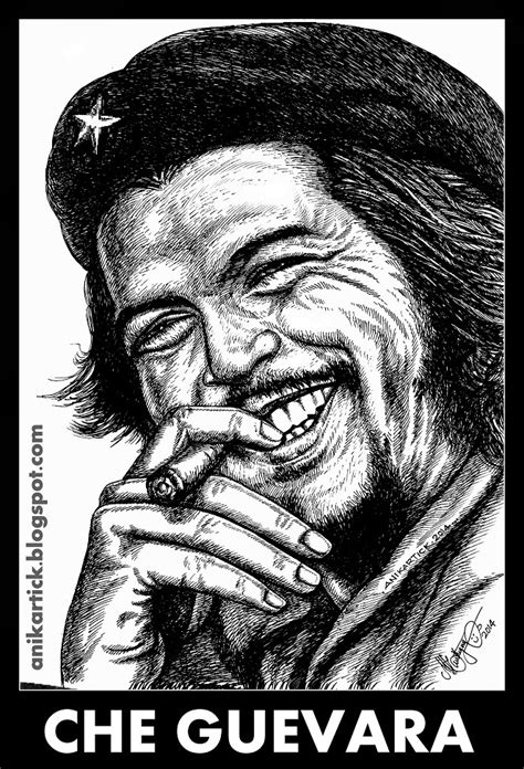 CHENNAI Animation Artist ANIKARTICK SKETCHES CHE GUEVARA Ernesto CHE