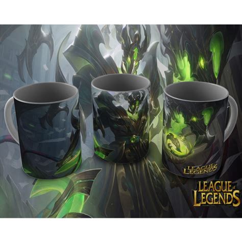 Caneca League of Legends Gamer Thresh Dragão de Aço Elo7