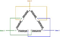 Delta Connected Phase Motor Lead Connection Diagram Low Voltage