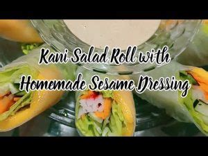 Kani Salad Roll Recipe Easy Step By Step Guide