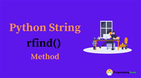 Python String Rfind Method Programming Funda