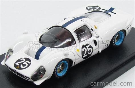 MG MODEL MGS052 Scale 1 43 FERRARI 412P N 25 TEST 24h LE MANS 1967