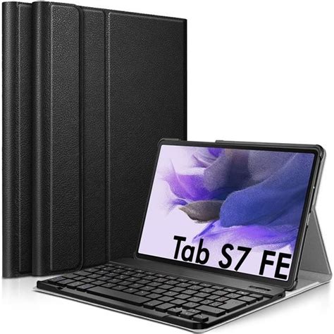 Tui Slim Noir Clavier Pour Samsung Galaxy Tab S Fe Pouces