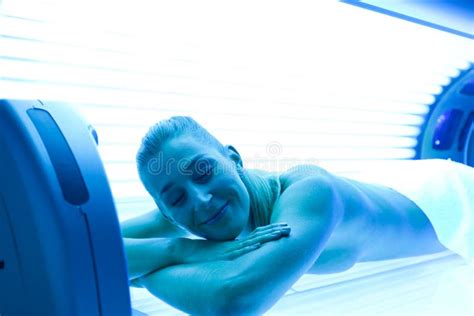 Tanning Bed Stock Image Image Of Beauty Fluorescent 5268233