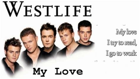 My Love Westlife With Lyrics Youtube