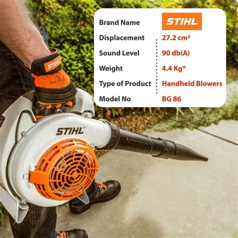 Bg 56 C E Handheld Blower Powerful Gas Leaf Blowers Stihl