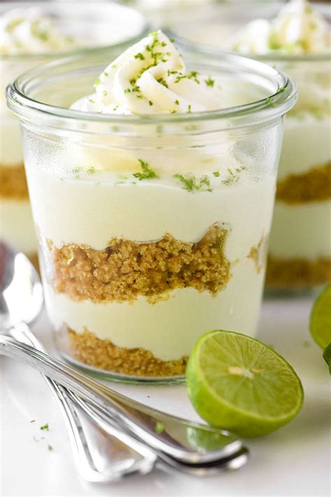 No Bake Key Lime Parfaits Tart And Refreshing