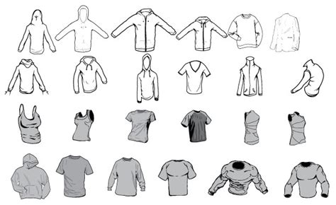 Vector Clothing Templates At Getdrawings Free Download