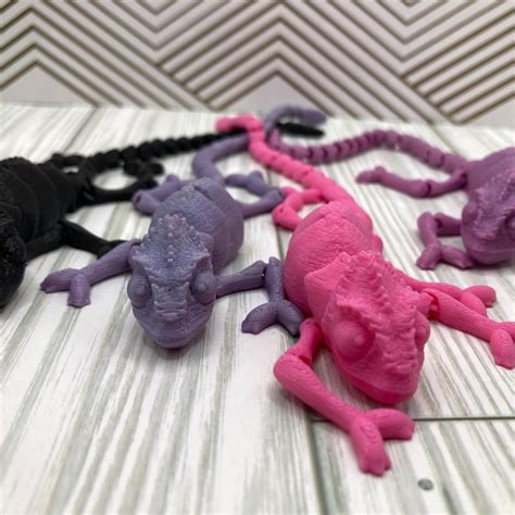 3d Printed Articulated Dinosaur Etsy