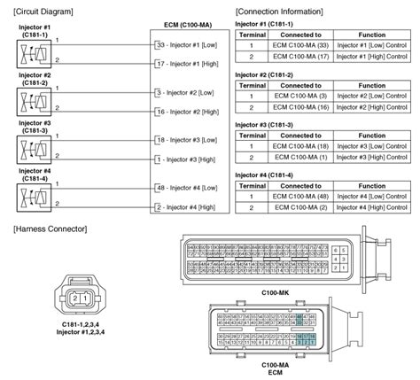 Kia Soul Injector Schematic Diagrams Engine Control System Engine