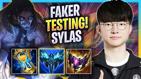 Faker Testing Sylas In Korea Soloq T Faker Plays Sylas Mid Vs