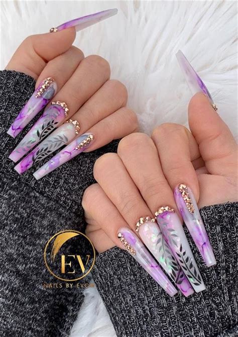 44 Classy Long Coffin Nails Design To Rock Your Days Fashionsum