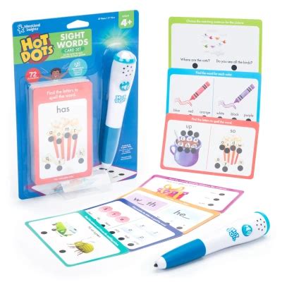 Sight Word Card Set Hot Dots
