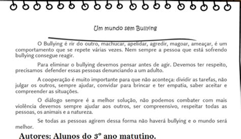 De Que Forma As Práticas Consideradas Bullying Podem Se Manifestar