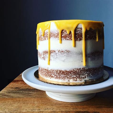 Vanilla Naked Cake With White Chocolate Ganache Recipe The Feedfeed