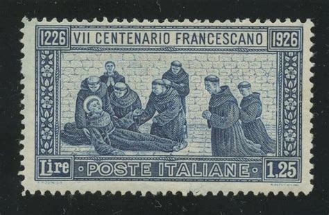 Italia Regno 1926 7 Centenario Della Morte Di San Catawiki