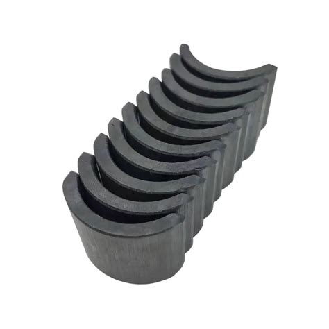 Y35 Y40 Ferrite Magnets Arc Shape Ceramic Sintered Ferrite Magnets