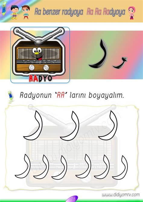 Sat C Dilbilim Solenoit Kuran Harfleri Boyama Kitab Haz R Geli En Kol