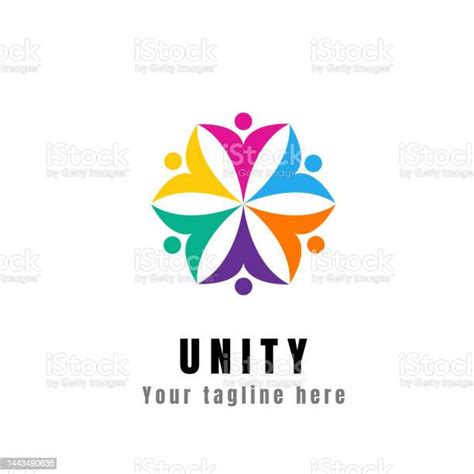 Abstract Unity In Diversity And Togetherness Of Social People Stock Illustration Download