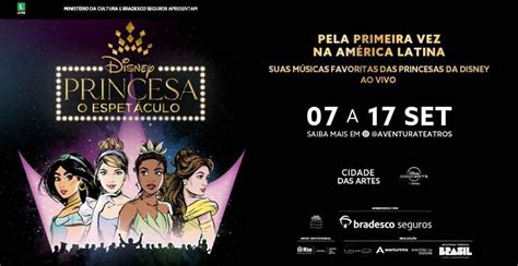 Disney Princesa o espetáculo chega pela primeira vez à América Latina